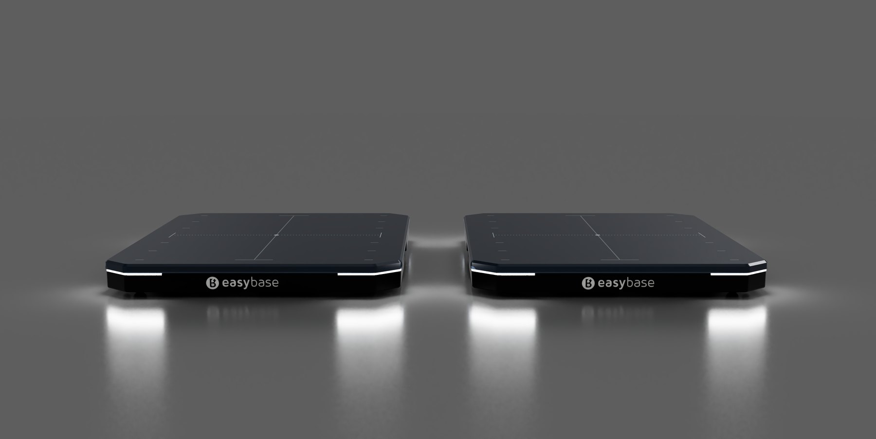 A pair of MELOQ EasyBase force plates